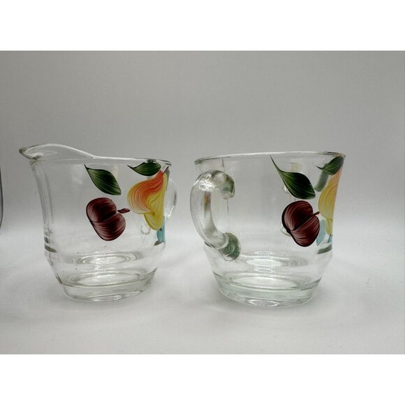 Vintage Bartlett Collins Creamer Sugar Bowl Pear fruit Gay Fad 50’s Vtg - Picture 2 of 6